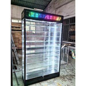 Exhibición <span class=keywords><strong>de</strong></span> la tienda <span class=keywords><strong>de</strong></span> joyería Smoke Shop <span class=keywords><strong>Vitrinas</strong></span> <span class=keywords><strong>de</strong></span> <span class=keywords><strong>vidrio</strong></span> Gabinete con escaparate óptico <span class=keywords><strong>de</strong></span> <span class=keywords><strong>vidrio</strong></span> Soporte <span class=keywords><strong>de</strong></span> joyería con dosel publicitario - Product Image 2