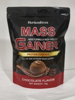Poudre Protéinée Saveur Chocolat Marque Blanche Sachet Zip Refermable Personnalisé 1kg Complément Alimentaire Croissance Musculaire Adulte