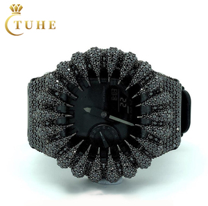 Buss Down GA2100 Handmade Metal <strong>Watch</strong> Bezel 925 Sterling Silver VVS Moissanite Diamond Iced <strong>Watch</strong> Parts Claw Shock <strong>Watch</strong> <strong>Case</strong> - Product Image 1