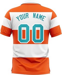 Camiseta Polo Personalizada con Sublimación Completa, Ropa Deportiva OEM, Transpirable, de Secado Rápido, para Hombre, con Logotipo, Nombre y Número Personalizados - Product Image 2
