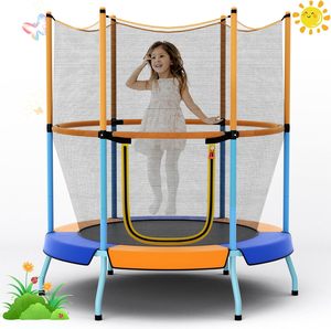 Trampoline de saut 55 pouces Trampoline pour enfants avec filet de sécurité - Product Image 5