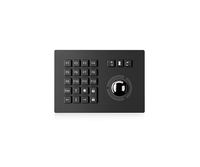 Clavier robuste IP65 avec trackball mécanique amovible de 38 mm pour environnements difficiles