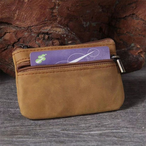 Portafoglio Mini portamonete Retro da uomo e donna nuovo stile Ultra sottile porta chiavi patente - Product Image 4