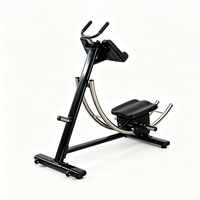 Máquina de Abdominales Comercial Ab Coaster, Equipo de Ejercicio para Gimnasio y Estudio de Fitness