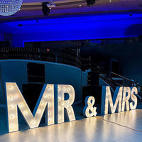 Lettres Marquee Personnalisées en Gros, Chiffres de 4 pieds pour Décoration de Mariage, Lettres Marquee de 3 et 4 pieds, Grands Chiffres LED, Lettres Géantes Lumineuses pour Enseignes