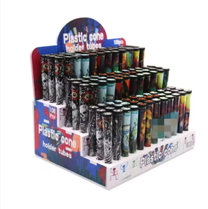 Tubo de Plástico para Almacenamiento de Conos de Cigarrillos de 115 mm, con Impresión Personalizada a Color y Sellado, para Accesorios de Fumar - Product Image 2