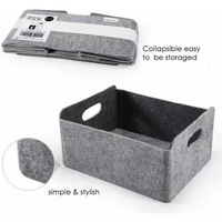 Panier de rangement pliable en feutre, boîtes de rangement cubes, tiroirs organisateurs pour animaux de compagnie, jouets d'enfants, livres, vêtements, maquillage