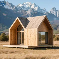Maison en bois rustique Honlu 2026, maison préfabriquée avec grenier, maison en bois à habiter