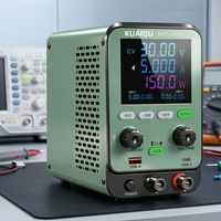 Alimentation électrique régulée variable DC KUAIQU en gros pour usine, 12V 24V 30V 5A, pour test de cartes de circuits/détection de courts-circuits