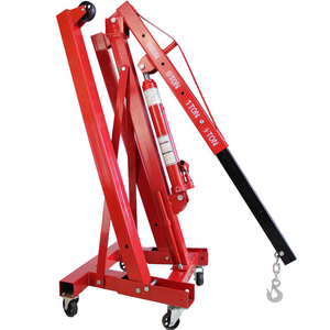 Grúa elevadora hidráulica plegable de 2 toneladas para taller, grúa de motor hidráulica, palanca para elevación y carga, grúa hidráulica plegable para camión - Product Image 4