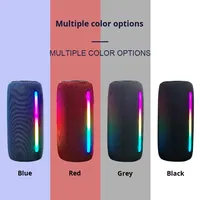 Altavoz Bluetooth de Alta Potencia con Doble Controlador, Altavoz Inalámbrico Portátil con Diseño de Tela para el Hogar, Viajes y Actividades al Aire Libre