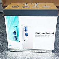 Support de Présentation de Prix Pré-Assemblé en Acrylique et Métal Robuste, Personnalisable avec Marque et Taille, Faible MOQ, pour Magasin d'Informatique et Téléphonie Mobile