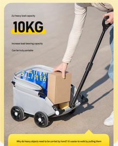 4 पहियों के आउटडोर चलने के साथ 2025 नई उच्च गुणवत्ता वाले लक्जरी पालतू स्टलर पर बिल्लियों कुत्तों के लिए आसान फोल्डेबल ट्रॉली - Product Image 6