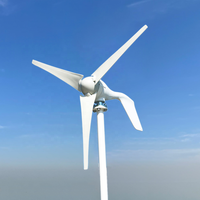 Éolienne à axe horizontal RY économique 12V 24V 800W 1000W – Générateur éolien à énergie libre pour usage domestique – Prix compétitif