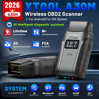 Máquina de Diagnóstico Automotriz XTOOL A30M V2.0, Almacén en EE. UU. y la UE, Más de 26 Funciones de Reinicio, Actualización Gratuita, Lector de Códigos de Motor, Herramienta de Diagnóstico con FCA