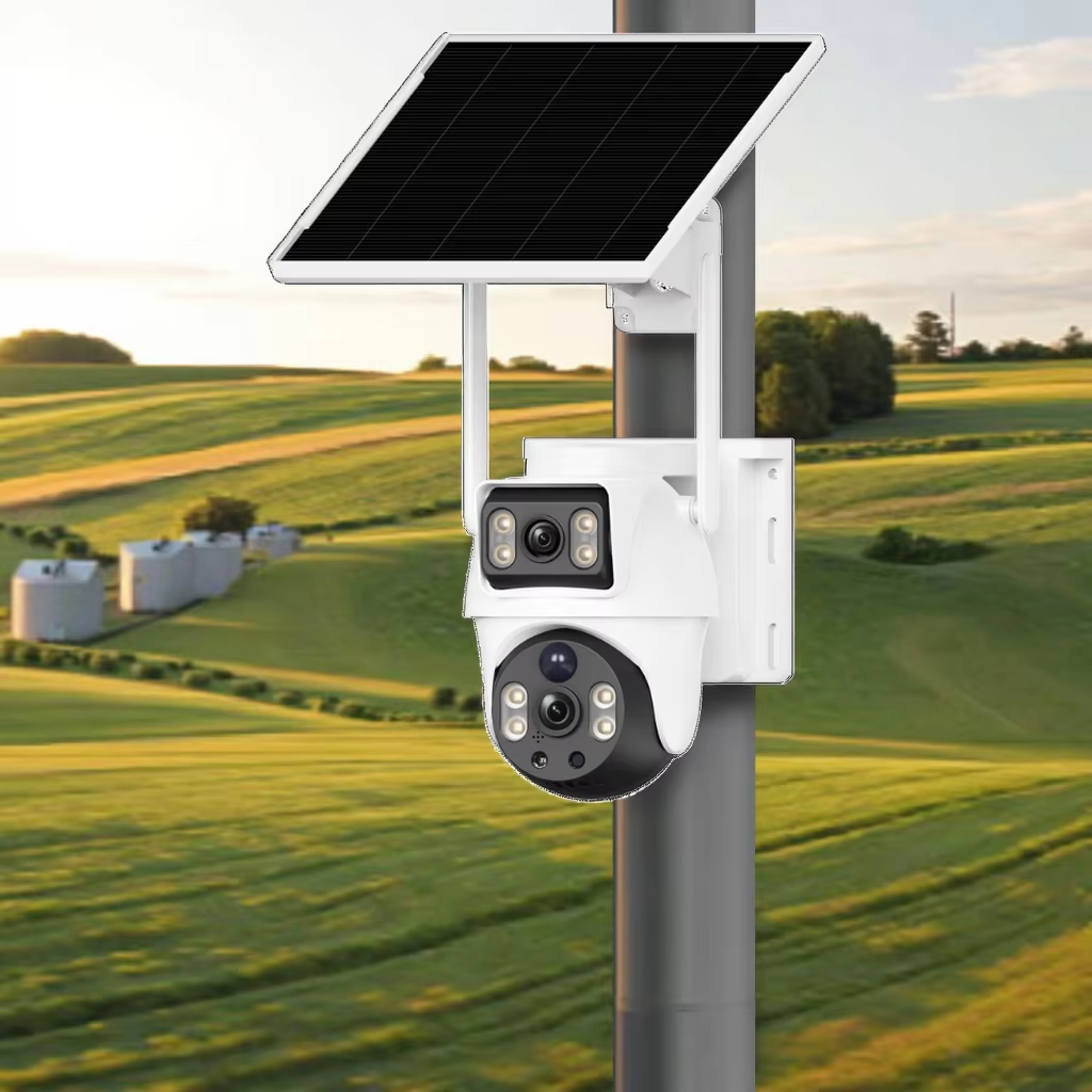 New Arrival BP9 Solar IP Security Camera Double Lens 4G SIM Card PIR Humanoid Detection Wide Night Vision Memory Card Cloud · image 6