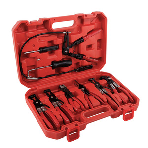 مجموعة أدوات إصلاح السيارات تضم 9 أنواع من كماشات تثبيت الخراطيم الطويلة لخطوط الوقود والزيت والماء - Product Image 3