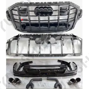 Auto Body Systems for Audi Q7 2021 year upgrade to SQ7 model include grille rear diffuser and tail pipes car accessories