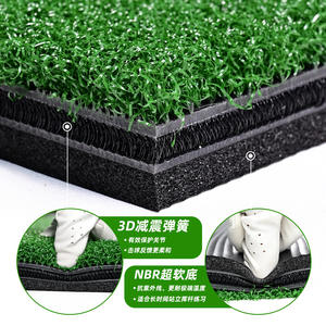 Tapete de golf 3D DJD0730 de 1.5x1.5m, tapete de práctica de nailon para entrenamiento en campo de golf. - Product Image 4