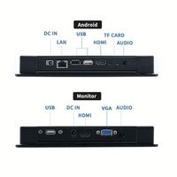 Moniteur industriel à écran tactile capacitif Pcap 5 "7" 10 "5 pouces 7 pouces 10.4 petit écran Ips Tft I2c Usb écran tactile