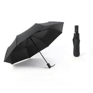Custom Business Gift UV Black Coating <b>Sunscreen</b> Umbrella, UV Protection, Three-Fold Fully Automatic Rain and Sun Umbrella - Product Image 3