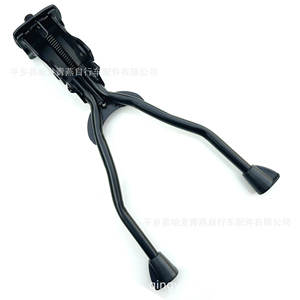 Support central double pour vélo, béquille en fer noir pour VTT, équipement et accessoires de stationnement - Product Image 2