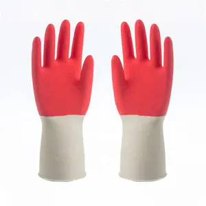 最新Seguridad时尚橡胶手套加长家用乳胶手套手手套制造商