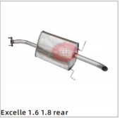 Tuyau d'échappement en acier inoxydable OEM haute performance YueYang Factory pour Buick Excelle 1.6L 1.8L, remplacement automobile 1.5mm, garantie 1 an - Product Image 3