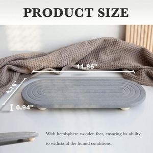 Stone Kitchen Sink Caddy Sponge Holder Drying Stone Diatomite Sink Diatomaceous <b>Earth</b> Sink Caddy Dish Sponge Holder Fast Drying - Product Image 4