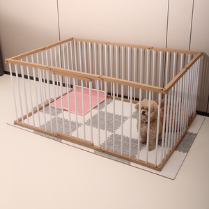 Recinzione <span class=keywords><strong>per</strong></span> animali domestici <span class=keywords><strong>per</strong></span> interni recinzione staccabile in metallo con gabbia <span class=keywords><strong>per</strong></span> binari di facile installazione <span class=keywords><strong>per</strong></span> <span class=keywords><strong>cani</strong></span> di piccola taglia - Product Image 1