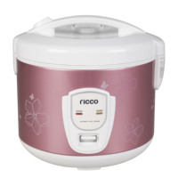 Cuiseur à riz électrique 1,8 L 700 W 10 tasses (pour riz cru) avec cuiseur vapeur, tasse doseuse, cuve intérieure antiadhésive et design portable