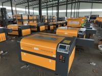 Machine de découpe et gravure laser CO2 haute vitesse 7050 5070 60W avec contrôle Ruida pour acrylique, bois, verre, MDF, papier, refroidissement par air CNC