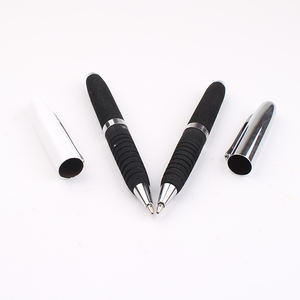 Stylos miniatures promotionnels en métal avec grip en caoutchouc EVA, logo personnalisé, encre bleue/noire, pointe de 1,0 mm, recharge Paker, design original - Product Image 4