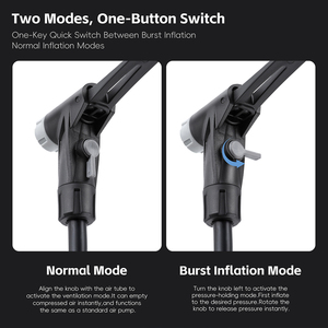 Pompe à air pour vélo WEST BIKING, anti-crevaison, sans chambre à air, 160 PSI, en acier, mini <span class=keywords><strong>gonfleur</strong></span>, pompe à air pour pneus de vélo, pompe à air pour ballon, accessoires pour vélo électrique - Product Image 3