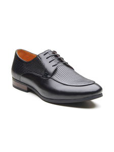 Zapatos de oficina con cordones de cuero genuino premium para hombre, zapatos clásicos formales de negocios, calzado cómodo para bodas, venta al por mayor. - Product Image 2