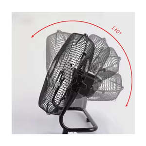 Ventilador Solar de Pie Recargable de 15w, Negro, Portátil, con Dos Velocidades - Product Image 2