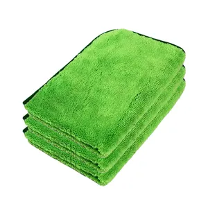 GRS RPET – serviette en microfibre de 1000 gsm, meilleure vente de serviettes de lavage de voiture, chiffon de polissage pour voiture