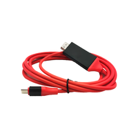 Câble vidéo 4K pour téléphone Android vers TV Câble HDTV à gaine PVC avec type-c pour cinéma maison et ordinateur/lecteur DVD en stock