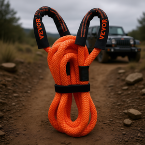 Cuerda de remolque cinética Vevor de 7/8 pulgadas x 30 pies, 41750 libras, correa de rescate para Jeep, tractor y uso todoterreno. - Product Image 2