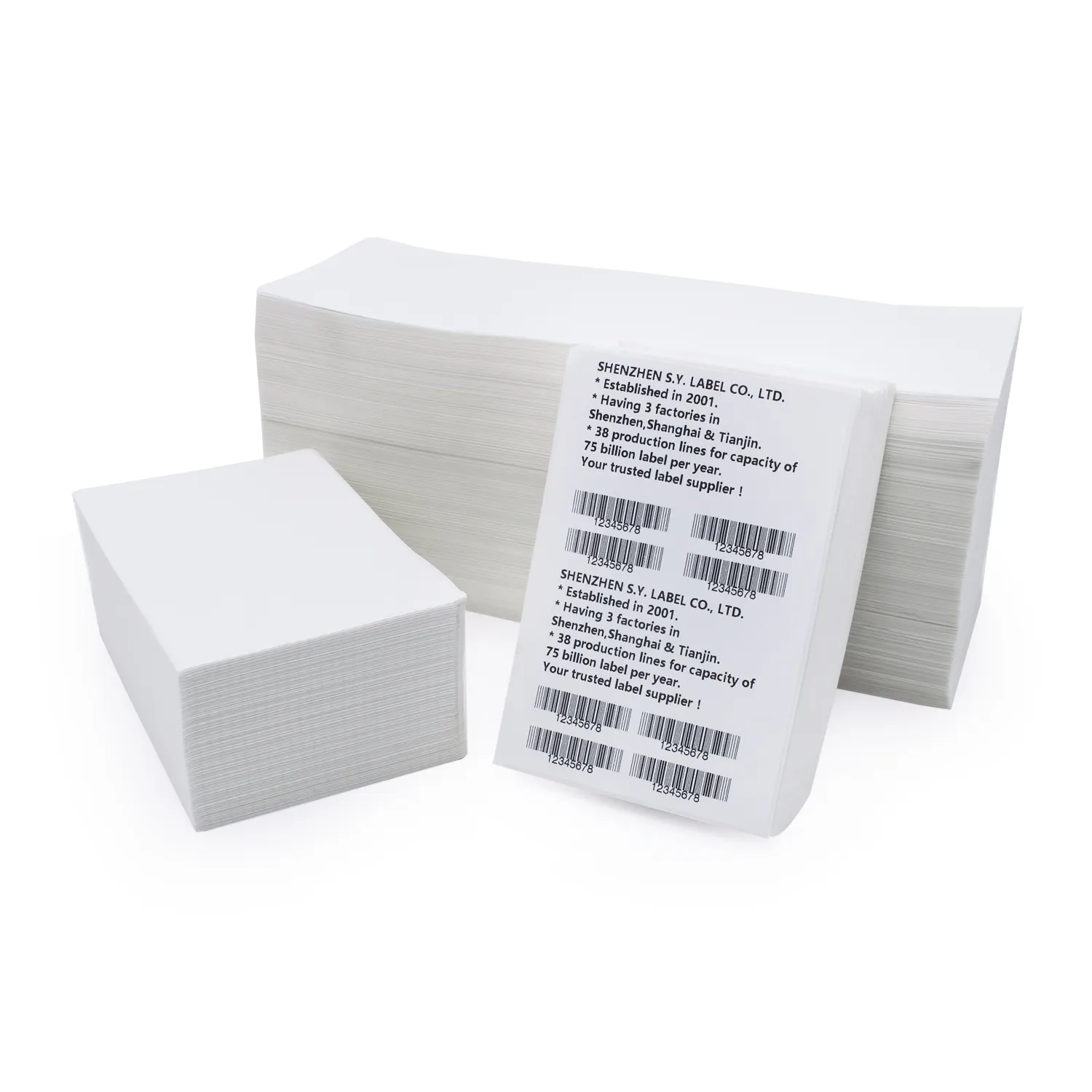Etiqueta adhesiva de 4x6, adhesivo de impresión térmica directa, 4x6, muestra gratis
