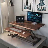 Bureau d'ordinateur debout pliable nu Support imprimé d'établi facile à assembler pour le réglage de la hauteur pour une utilisation de bureau pour ordinateur portable