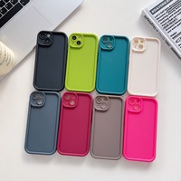 Étui de téléphone portable antichoc en TPU à trous fins, estampé à chaud, avec support pour téléphone, pour 12 13 14 15