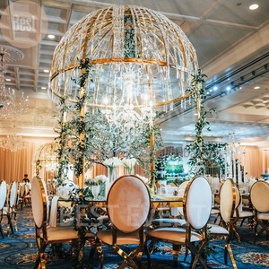 Thanh Lịch Tổ Chức Sự Kiện 8 Chỗ Ngồi Có Thể Tháo Rời Tổ Hàng Đầu Cao Tinh Thể Dome Tổ Chức Sự Kiện Bàn Tròn - Product Image 1