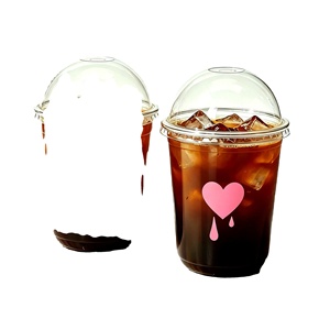 Factory Wholesale Custom logo 12oz 16oz Clear U-Shape <b>Plastic</b> <b>Cups</b> Disposable Coffee <b>Cups</b> Boba Bubble Smoothie <b>Cup</b> with Lid - Product Image 3
