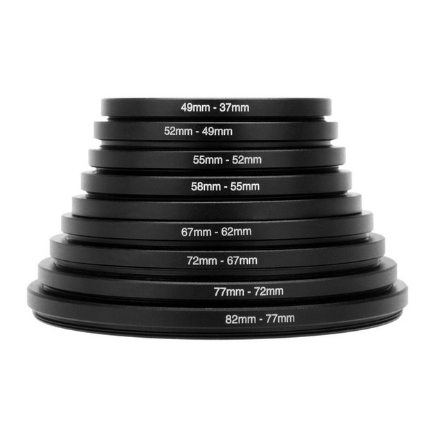 Universal DSLR Camera Lens Adapter Ring Multi-Size Step-Up Down Ring for Digital Camera Lens Conversion High-Quality Adapter