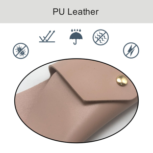 <span class=keywords><strong>Lunettes</strong></span> portables étui à <span class=keywords><strong>lunettes</strong></span> de soleil avec boucle de <span class=keywords><strong>ceinture</strong></span> porte-clés lecture <span class=keywords><strong>lunettes</strong></span> pochette porte-manchon pour extérieur en cuir PU - Product Image 5