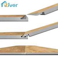 Revêtement de sol en bois massif résistant à l'usure, sol de danse de luxe pour le sport, produit durable, livraison gratuite
