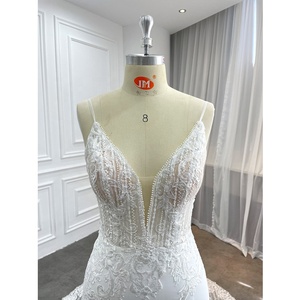 Robe de mariée en dentelle à paillettes, style sirène, sans manches, <span class=keywords><strong>2022</strong></span>, 2023 - Product Image 5