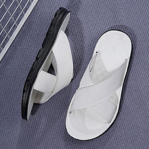 Nuevas Sandalias Blancas de Cuero para <span class=keywords><strong>Hombre</strong></span>, Talla Grande 47 48, Exportación a África, Venta Caliente, Fábrica de Sandalias de Guangzhou, Proveedores <span class=keywords><strong>Shein</strong></span>, Calidad - Product Image 5