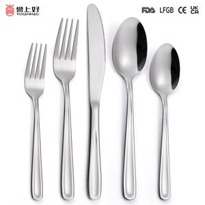 Para <span class=keywords><strong>Amazon</strong></span>, juego de vajilla de acero inoxidable negro, bistec occidental, cuchillo dorado para el hogar, tenedor, cuchara, mango pulido de espejo grueso, Moderno - Product Image 2